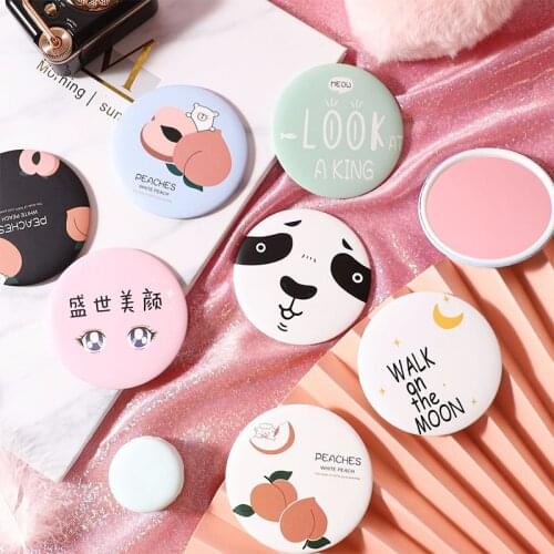 Makeup Mirror Portable Hand Mirror Mini Round Pocket Mirror Makeup Vanity Mirror Compact Mirror Cosmetic Tool Travel Accessories