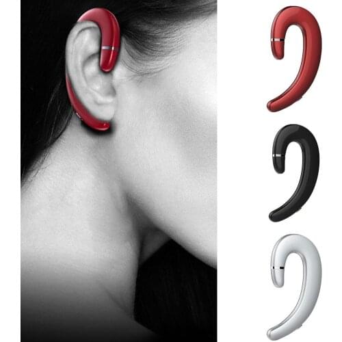 1Pc P2 Bone Conduction Ear-hook Stereo Music Bluetooth Earphone with Microphone