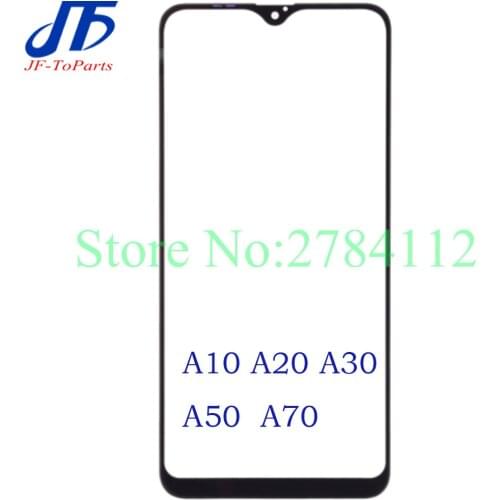 10Pcs Touch Front Glass with Laminate OCA For Samsung Galaxy A50 A10 A20 A30 A40 LCD Outer Screen Panel Replacement