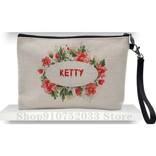 12PCS Free Shipping Blank Sublimation linen Makeup Bag Coster Pillow case Tablecloth For INK Print DIY Gifts Heat Press Transfer