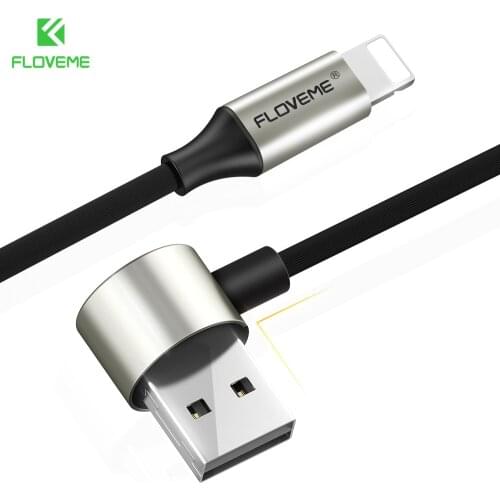 FLOVEME 2 in 1 USB Cable For iPhone X 7 6 s 5s Charger Cable Fast Charging For Lighting To USB Cable For iPad Mobile Phone Cabo