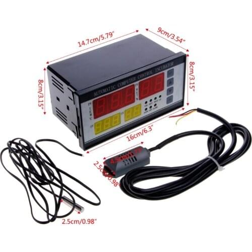 XM-18 Automatic Incubator Controller Egg Hatcher Temperature Humidity 4 Screen