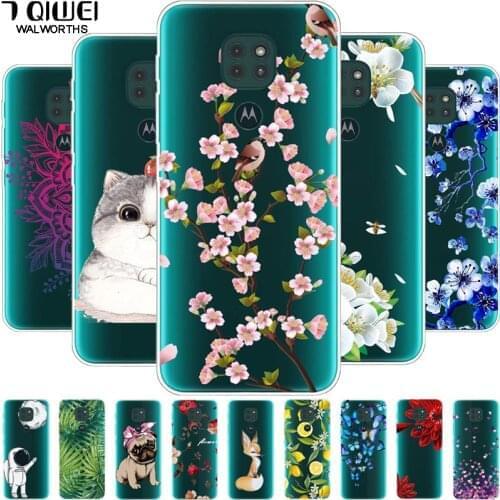 For Moto E7 Plus Case Transparent Soft Silicone Cover For Motorola E7 Plus / E7i Power Phone Case TPU Clear Bumper E 7 E7Plus