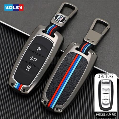 Zinc alloy Car Remote Key Cover Case Shell Fob For Geely Atlas Boyue NL3 EX7 Emgrand X7 EmgrarandX7 SUV GT GC9 Borui Accessories