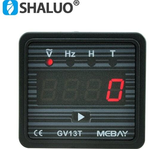 MEBAY GV13T Diesel Generator Digital Display Instrument Voltmeter Frequency Hour Test Panel Meter AC220V AC380V