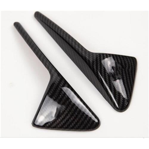 Carbon fiber camera cover Turn Signal Indicator Cover Autopilot 2pcs/set For tesla model 3 S X 2016-2019