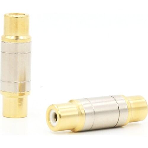 Hi-end Gold Plated RCA Female Plug HIFI RCA Female Connector Plug DIY Audio/Video Cable Plug
