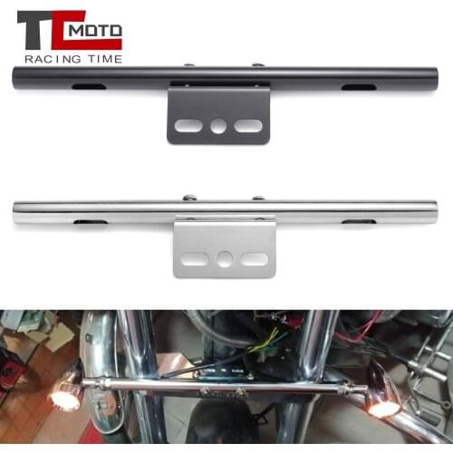 Motorcycle Turn Signal Indicator Light Brake Light Bar Mount Bracket For Harley Honda Yamaha Suzuki Kawasaki Chopper Touring