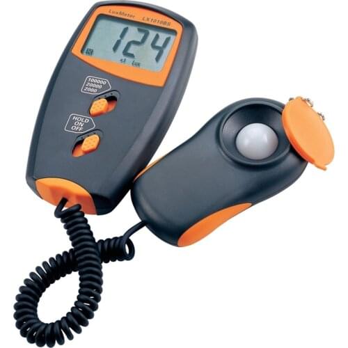 Professional Digital Lux Meter 100000 Lux LCD Display Light Meter Detect Light Intensity 0.1Lux~100,000Lux LX1010BS Luxmeter