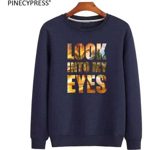 Quality 84.9% Cotton 15.1% Polyester Terry Anti-pilling Fashion Letters Blue Grey O-Neck Casual Long Sleeve Men Sweatshirt