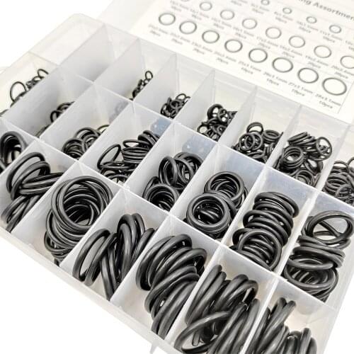 740pcs NBR Seal Ring Kit Thickness 1.5mm 2.4mm 3.1mm Nitrile Rubber NBR O-Ring Gasket Sealing Ring