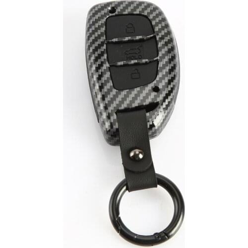 LBWS-355 Remote Key Case 3 Buttons Wear-resistant ABS Anti-scratch Key Fob Shell for Hyundai Elantra 2016 2017