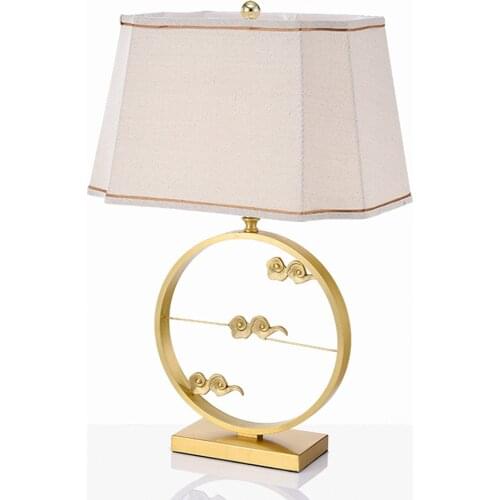 Led e27 Chinese Iron Fabric Copper Cloud LED Lamp.LED Light.Table Light.Table Lamp.Desk Lamp.LED Desk Lamp For Bedroom Foyer