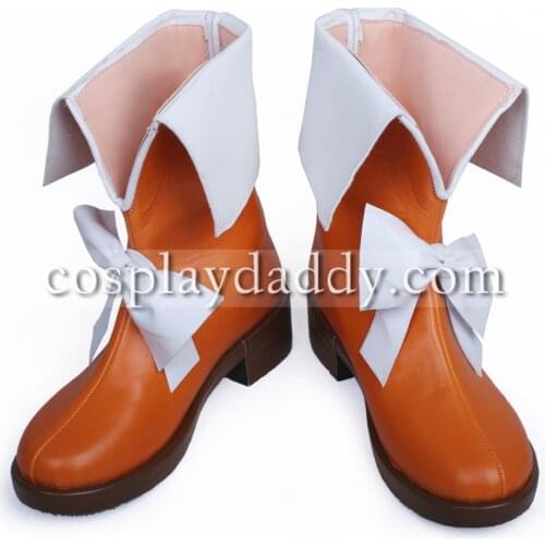 Love Live! School Idol Festival Sunny Day Eli Ayase Yellow Shoes Cosplay Boots S008