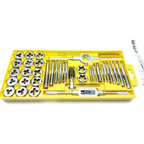 NEW 40pcs/set Combination Tap & Die set Micrometer RC tools M3-M12