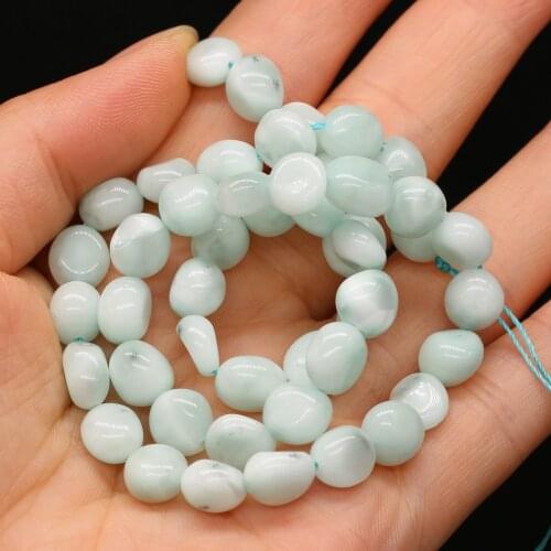 Fine AAA Natural Stone Semi-precious Stone Beaded Green Angel for Jewelry Making Bracelet DIY Necklace Accessories 36cm Gifts