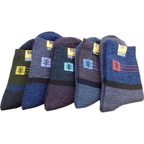 10pairs / lot=20 pieces Cody Steel Warm Socks For Men Thicker Absorb Sweat Winter Man Socks Medium Tube Casual Male Cotton Socks