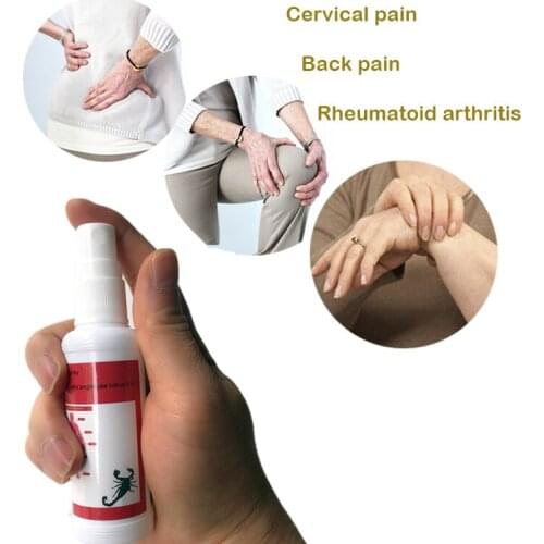 Original Chinese Herbal Pain Patch Medical Essential Oil For Rheumatism Arthritis Shoulder Back Knee Muscle Pain Relief Spray