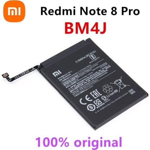 Xiao mi 100% Orginal BM4J 4500mAh Battery For Xiaomi Redmi Note 8 Pro Note8 Pro High Quality Phone Replacement Batteries