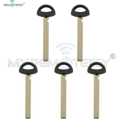 Remtekey 5pcs small remote insert key blade For BMW Mini cooper smart emergency key blade uncut