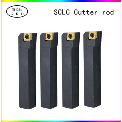 SCLC cutter bar SCKCR2020 SCLCR2525 SCLCR3232 K09 K12 M09 P12 TOOL HOLDER and ccmt lathe cutter co-used for Turning Tool