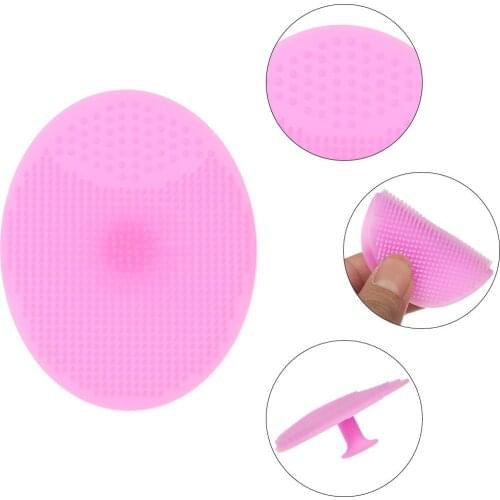 Removing Face Massager Pore Skin Care Face Scrubber Brush Handheld Face Scrubber Soft Silicone Face Exfoliator