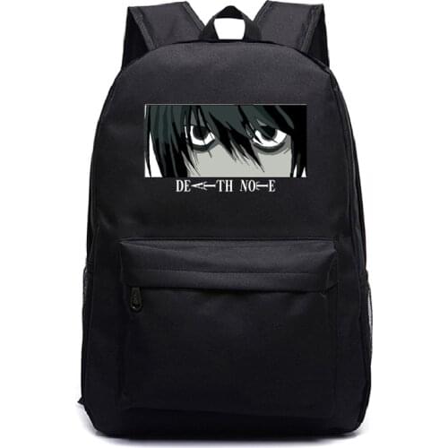 Death Note Eyes School Backpack Teen Boys Girls School Bags Backpacks Students Travel Backpack Kids Back Pack Nylon Schoolbag
