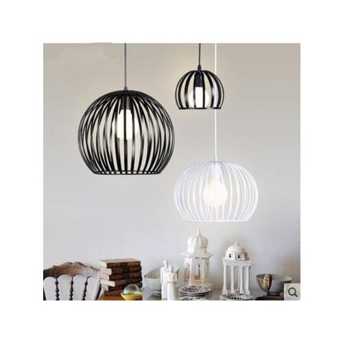 Nordic modern restaurant pendant lights living room hotel bar counter wrought iron led lamp office Living Room Lights CL70504