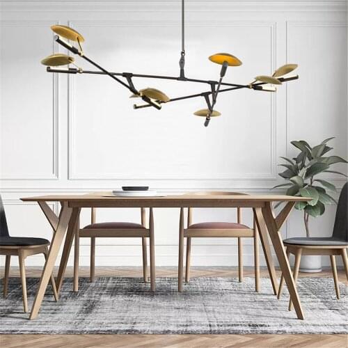 Indoor LED Geometric Chandelier Interior Decoration Home Lighting Modern Creative Hotel Lobby Guest Room Living Room Bedroom