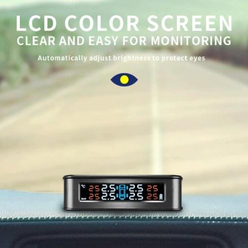 Accurate Long Standby Time TPMS Monitoring System Sensor with 4 External Sensor ABS TPMS Monitor Sensitive for Motor