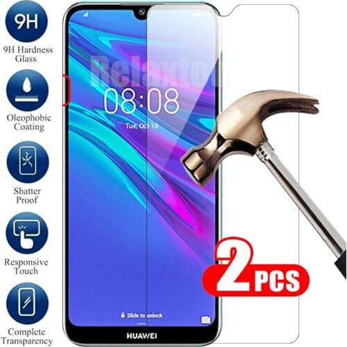 2pcs Tempered Glass For Huawei Y5 2019 Y6 Pro 2019 Y7 Prime 2019 Protective Glass Screen Protector Phone Film Safety Tremp 9h