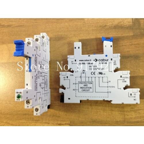 [ZOB] Italy cabur CWRE7-0846 110-125V X7666846 relay relay base --10pcs/lot