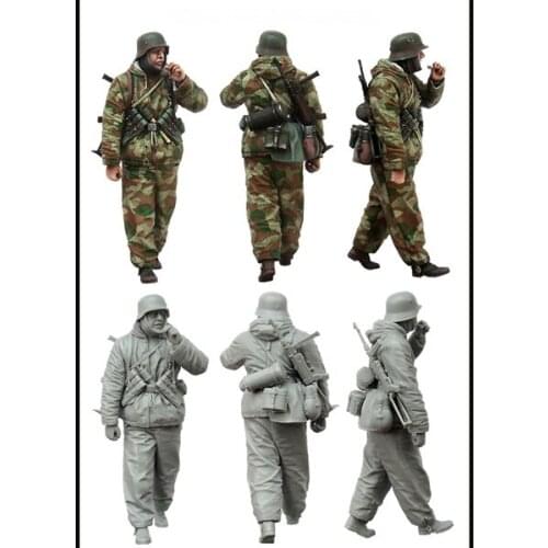 1/35 soldier Resin Figure soldiers GK Uncoated No colour, World War II military theme