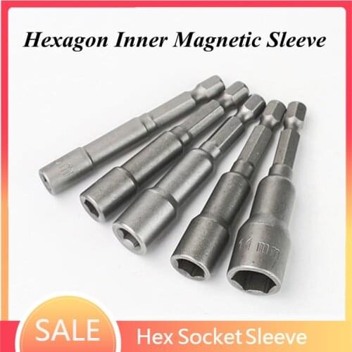 1pcs 5mm-17mm Hex SocketS Sleeve Nozzles Nut Driver Set Screwdriver Set Bits Sets Tools