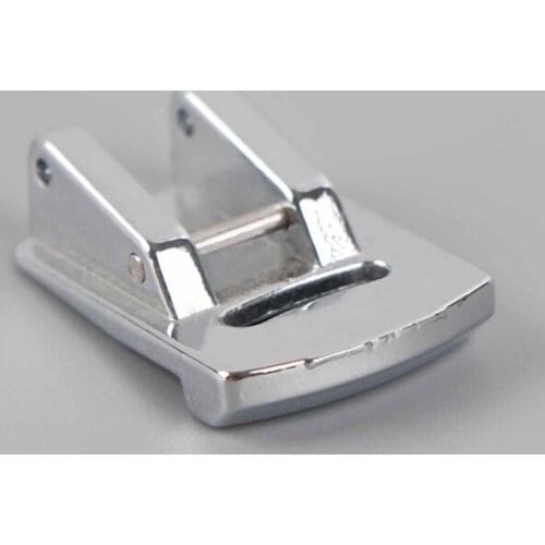 1Pcs Silver Rolled Hem Curling Presser Foot For Sewing Machine Singer Janome Sewing Accessories