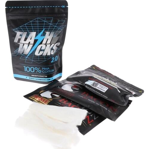 100% Cotton Bacon Electronic Cigarette Gold Version Fit For Atomizer Tank Vaporizer Ecig Accessories