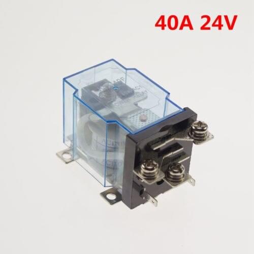 24VDC 40A SPDT Power Relay Motor Control Silver Alloy JQX-40F 1Z x 1