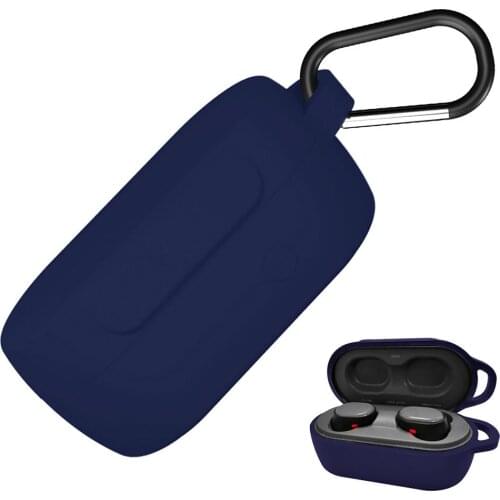 Headset Case Scratchproof Soft Silicone Earbuds Protective Case Cover With Keychain For SkullcandySesh For Sesh Evo Earbuds