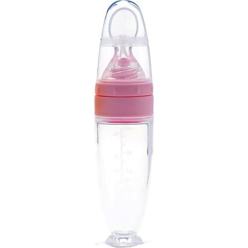 Baby extrusion type rice paste bottle rice paste spoon supplementary feeding device bpa free детская посуда еда cosas de bebe