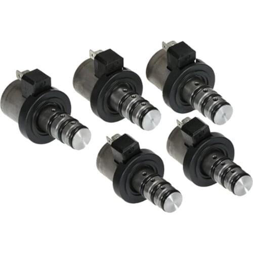F4A41 F4A51 46313-39051 MD758981 Transmission Shift Solenoid Set 5Pcs Replacement for Mitsubishi 96-On