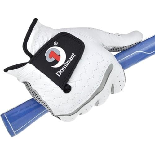 Men Golf Glove Luxury PU Leather Anti-skid Particles Right Hand Glove Hand Protection Golf Accessories On For Golf Sport