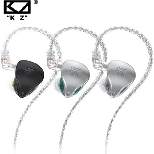 KZ AST 24 BA Balanced Armature Units HIFI Earphones Monitor DJ Headsets Noise Cancelling Earbuds 2PIN Cable KZ ASX AS16 ZAX ZSX