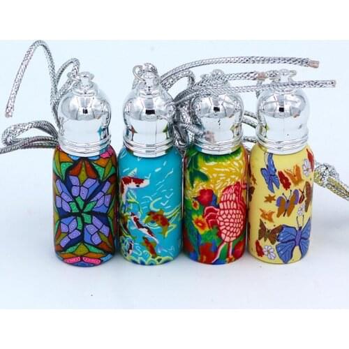 Wholesale 15ml Mini Roll On Glass Bottles for Essential Oil, Refillable Roller Ball Perfume Glass Bottle