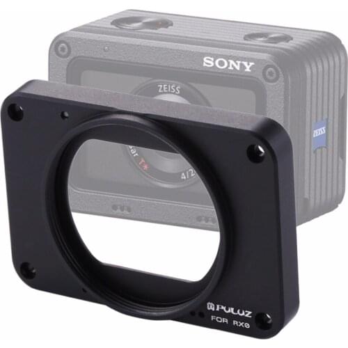 For Sony RX0/RX0 II Aluminum Alloy Front Panel + 37mm UV Filter Lens+Lens Sunshade &crews and Scr For Sony RX0 Accessories