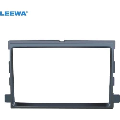 LEEWA Car Radio Audio Fascia Frame For FORD Fusion Edge Mustang Mercury Stereo Dash Panel Plate Frame Installation Mount Kit