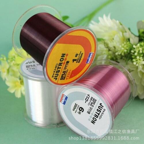 Whole Sale 100pcs/lot For Daiwa JUSTRON DPLS Superpower Nylon Fishing Line 300m Jigging Bottom Color Sport