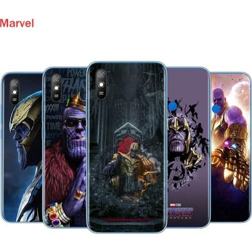 Silicone Cover Avengers Thanos For Xiaomi Redmi 9T 9 9C 9A 9AT 9i 8 8A 7 6 Pro 7A 6A 5 5A 4X Plus Phone Case