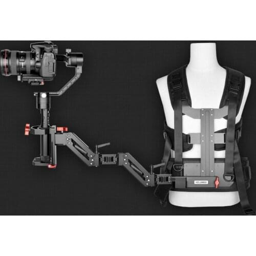 Yelangu Gimbal supporting system Spring Shock Absorber Arm and vest Steadicam for DJI Ronin S Zhiyun Crane 2 Moza Air 2