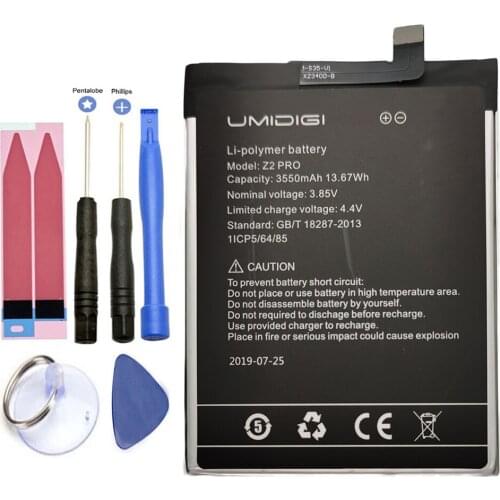 ISUNOO 3550mAh 3.85V Replacement Umi Z2 Pro Phone Battery for UMIDIGI Z2 PRO With Tools