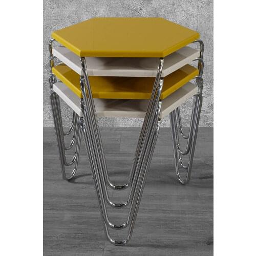 Modern 4 Pcs Pyramid Zigon coffee table coffee tables table basse furniture living room table